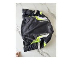 Rynox Tornado Pro Riding Jacket M Black Hi-Viz Green Excellent Condition