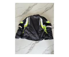Rynox Tornado Pro Riding Jacket M Black Hi-Viz Green Excellent Condition